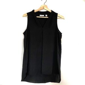 euc NY&CO a-line tunic sleeveless black blouse